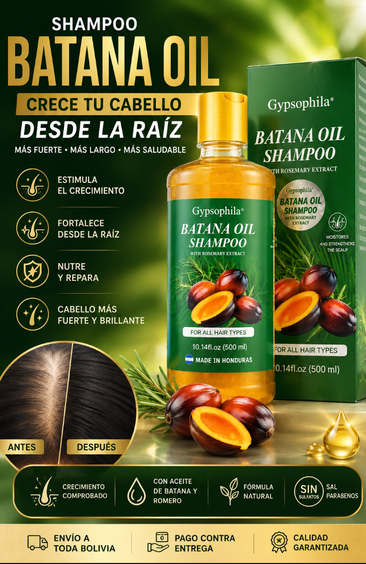 Shampoo Fortalecedor de Batana y Romero