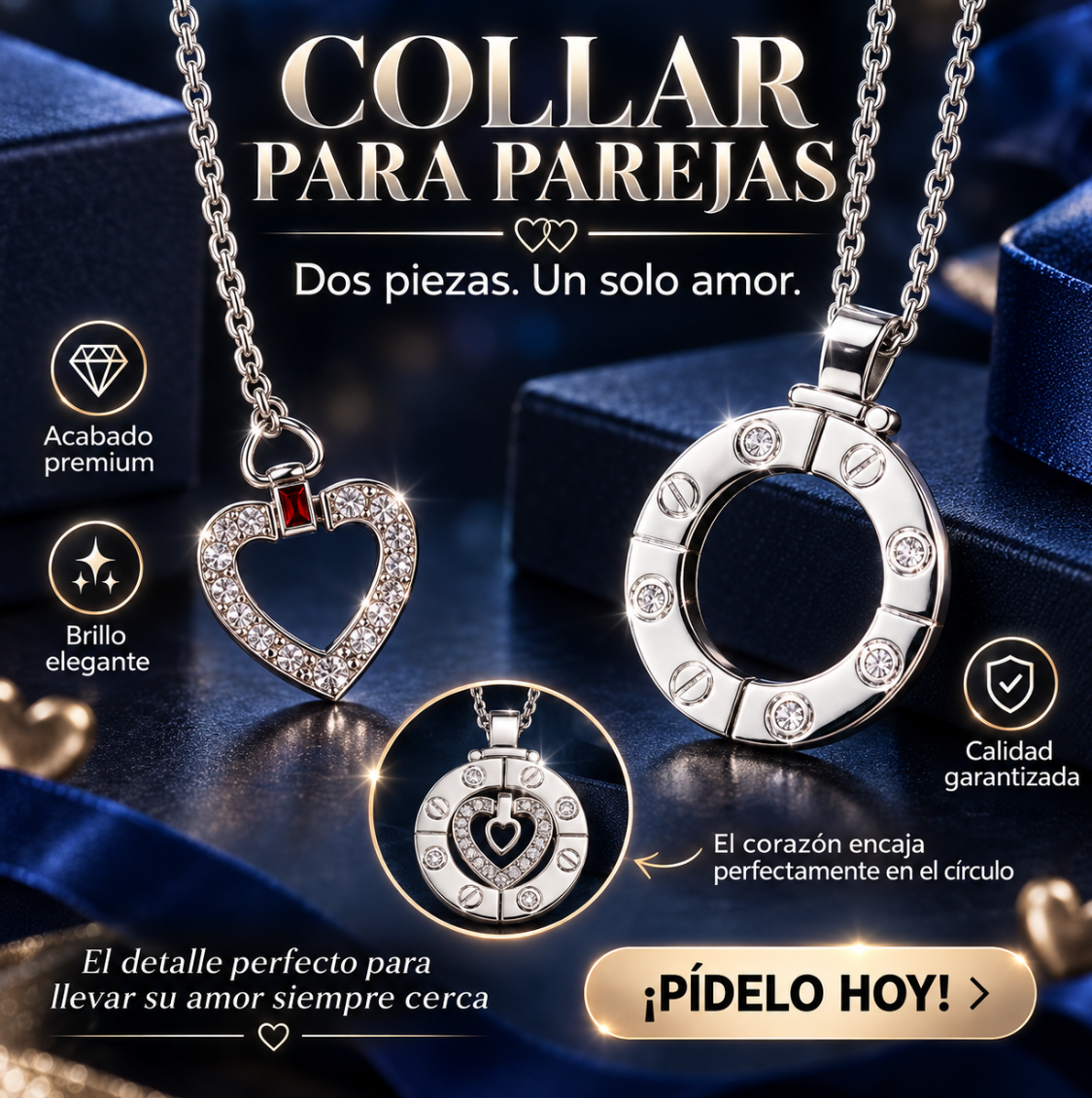 Collar Escalera al Cielo Para Parejas