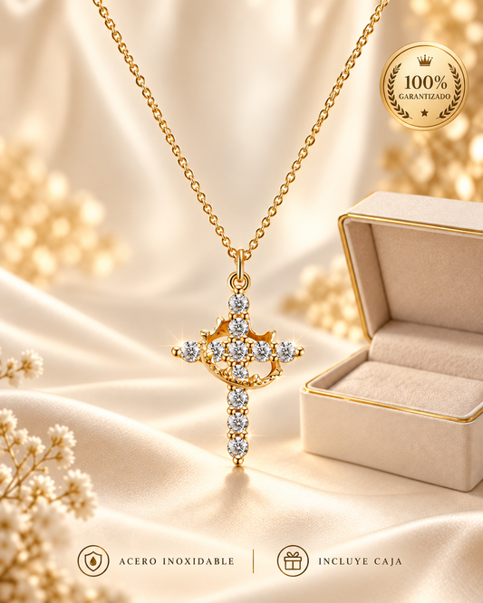 Collar Corona de Fe – Símbolo de Protección y Bendición