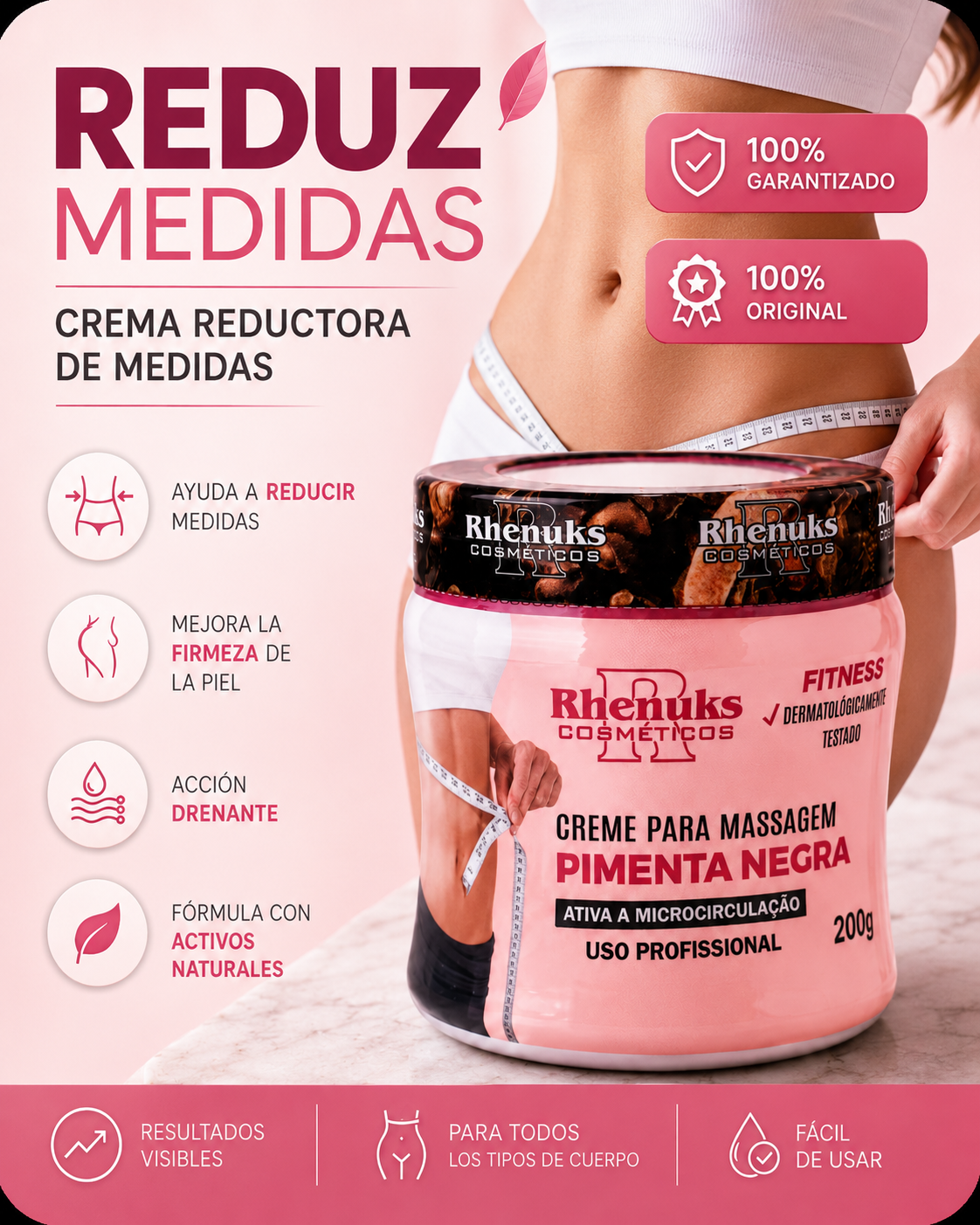 Pink Shape – Crema Reductora de Medidas