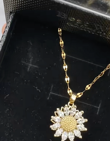 Collar Girasol Giratorio Premium 🌻